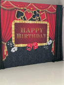 Casino Party Backdrop Poker Las Vegas Birthday Party Theme Casino Night Photography Background Decorations Props