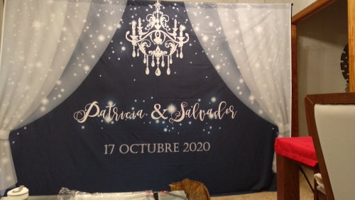Customize Magical Happy Birthday Backdrop for Photography Glitter Curtain Background for Photo Studio Newborn Baby Shower Cake Table Favor