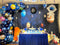 1er anniversaire fête photographie arrière-plan espace astronaute fusée astronomie planète galaxie enfant toile de fond Photo Studio