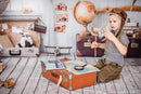 Vinyl Photography Background World Map globe Newborn Baby Room Toy Traveling Earth Case Computer Print Children Backdrops for Photo Studio