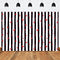 Toile de fond de la Saint-Valentin pour la photographie Coeur rouge Rayures blanches noires Fond de photo de mariage pour les fournitures de studio photo Accessoires Photocall