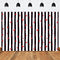 Valentine's Day Backdrop for Photography Red Heart Black White Stripes Wedding Photo Background for Photo Studio Supplies Props Photocall