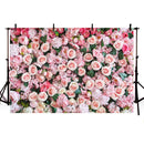 Valentine's backdrop for photography Flower Background for photo studio Floral Photocall Boda Back dorp Love Backdrops for photo