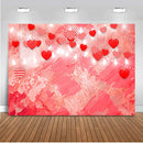 Valentine's backdrop for photography Red Heart Background for photo studio Glitter Bokeh Photocall Boda Back dorp Love Backdrops