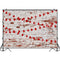 Valentines Day Photography Backdrop for Photo Studio Red Heart Brick Wall Background Wedding Birthday Kids Photoshoot