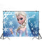 Frozen Birthday Princess Photography Background Elsa Children Baby Ice cream winter Backdrop Snow Winter Backdrop Photo Studio