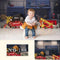 Outils ménagers toile de fond mur en bois marron préscolaire bébé enfant Portrait photographie fond pour Studio Photo