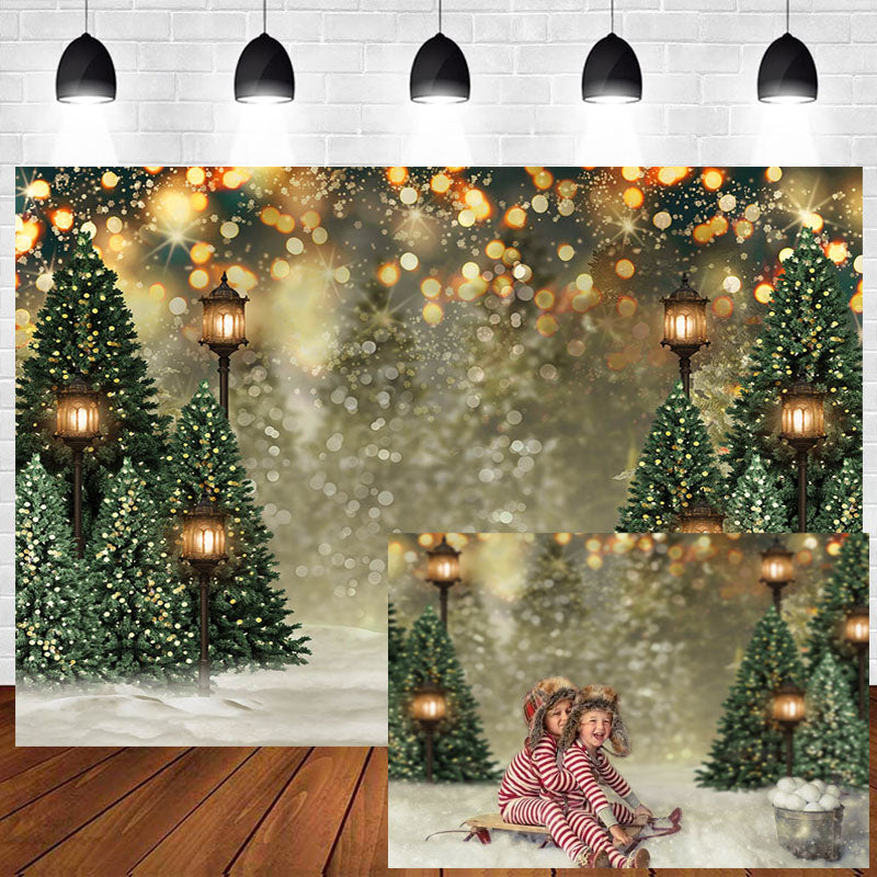 Bokeh Banner Decor Photography Backdrops Christmas Backdrop Newborn Baby Photographic Background Photo Studio Backdrop Photo Props