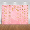 Twinkle Twinkle Little Star Photography Backdrop Baby Cake Desk Gold Stars Backdrop Pink Girls Night Sky Party Background