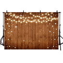 Wedding backdrop for photography bridal shower background for photo studio wooden floor glitter light Photocall Boda Background