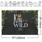 Wild One 1st Birthday Party Backdrop Animals Themed Photography Background Jungle Safari Baby Boy Photo Booth Banner Decorations