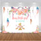 Wild One Birthday Backdrop Photo 1st Birthday Part Dreamcatcher Girl Photography Background Boho Cake Table Photo Backdrops