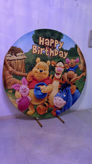 Winnie the Pooh Round Party Backdrops