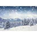 Winter Photography Backdrop Photocall Winter Snow Scene Photo Background for Photo Studio Mountain Range Bokeh Christmas Props