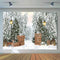 Fondo de invierno con nieve, pino, bosque, fotografía, luz brillante, Navidad, invierno, retrato, foto, fondo, accesorios de estudio