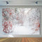 Toile de fond de Portrait de neige d'hiver pour photographie, arrière-plan de forêt de noël pour Studio Photo, accessoires de séance Photo pour enfants, bannière