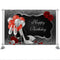 Femmes fête d'anniversaire toile de fond Rose brillant paillettes talons hauts argent fond noir adultes femmes heureux 30e 40e 50e anniversaire décor 