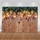 Wood floor backdrop for photography Valentine's Day background for photo booth studio portrait head shoot wedding photocall