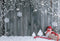 Toile de fond de noël planche de bois arbre d'hiver branche de neige bonhomme de neige renne photographie fond pour Studio Photo décors Photo 