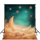 stars backdrop night sky photography backdrops stars and moon photo props 6x8ft twinkle twinkle little star backgrounds for baby shower love you to the moon and back photo booth props moon vinyl backdrops for photographer