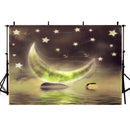 Twinkle Twinkle Little Star Background for Picture Baby Shower Photo Backdrop Moon Kids Party Banner Background Decor