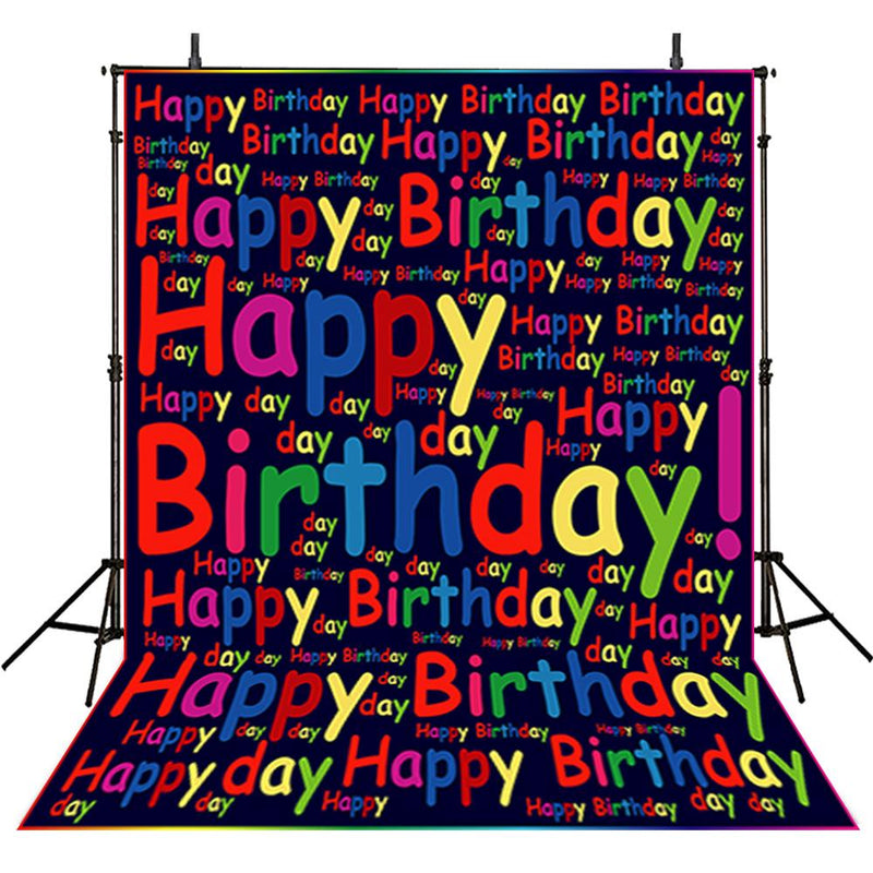 Happy Birthday Photography Backdrops Baby Shower Backdrop Kids Birthday Party Photography Background For Photo Studio