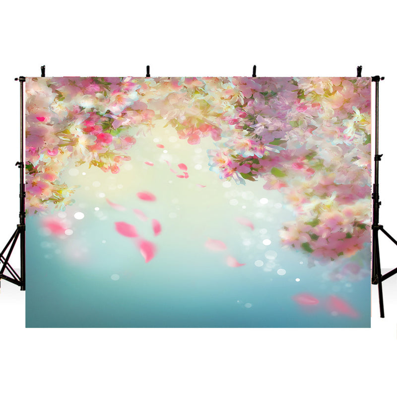Colorful Flowers Photography Backdrops Spring Background Backdrops Props Baby Shower Vinyl photo Backdrop Girls