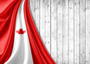 Canadian Flag Photography Backdrops Wood Floor Background Backdrops Props Canada Flag For Kids Vinyl photo Backdrop Girls