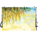 Flowers Photography Backdrops Yellow Floral Baby Shower Banner Background Backdrops Props Vinyl photo Backdrop