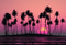 Sea Beach Photography Backdrops Hawaii Luau Sunset Background Backdrops Tropical Vinyl photo Backdrop