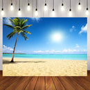 Hawaii Luau Photography Backdrops Tropical Sea Beach Background Backdrops Props Vinyl photo Backdrop