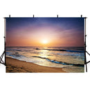 Hawaii Beach Photography Backdrops Ocean Sunset Background Backdrops Props Vinyl photo Backdrop
