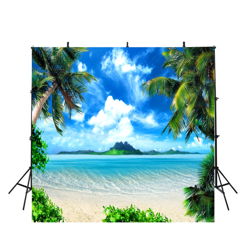 tropical beach photo backdrop 10x10ft large vinyl photo backdrop summer hawaiian luau photo booth props for school hawaii luau photography backdrops Swimming pool