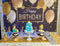 Women Birthday Party Backdrop Black and Gold Balloons Photography Background Decorations for Mens Sparkling Stars Golden Glitter Party Banner Photo Booth Props