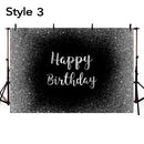 Personalized glitter pink black silver champagne birthday party decoration for photography background for picture wedding bridal Shower Backdrop
