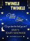Customize Baby Shower Photography Backdrops Twinkle Twinkle Litter Star Dream Blue Newborn Photo Backdrop For Photo Studio