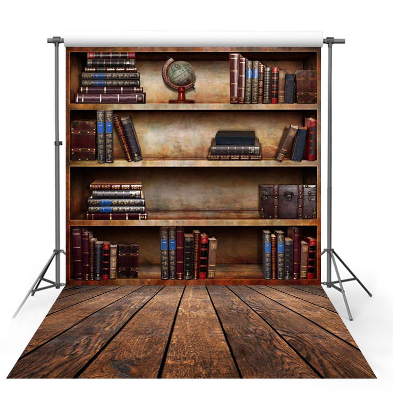 Back to School children photography backdrops bookshelf school student graduation season photo backdrop customize backgrounds for photo studio