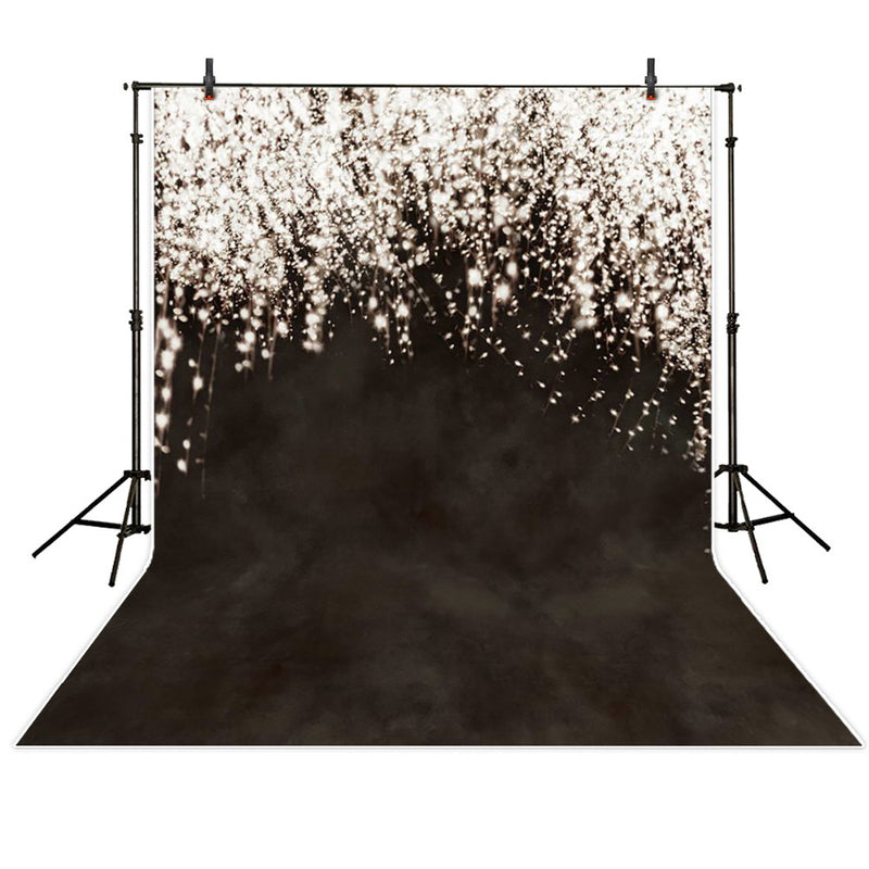 Prom Party Backdrop for Photography Wedding Bridal Photographic Backgrounds Black Lighting Photocall Photo Prop