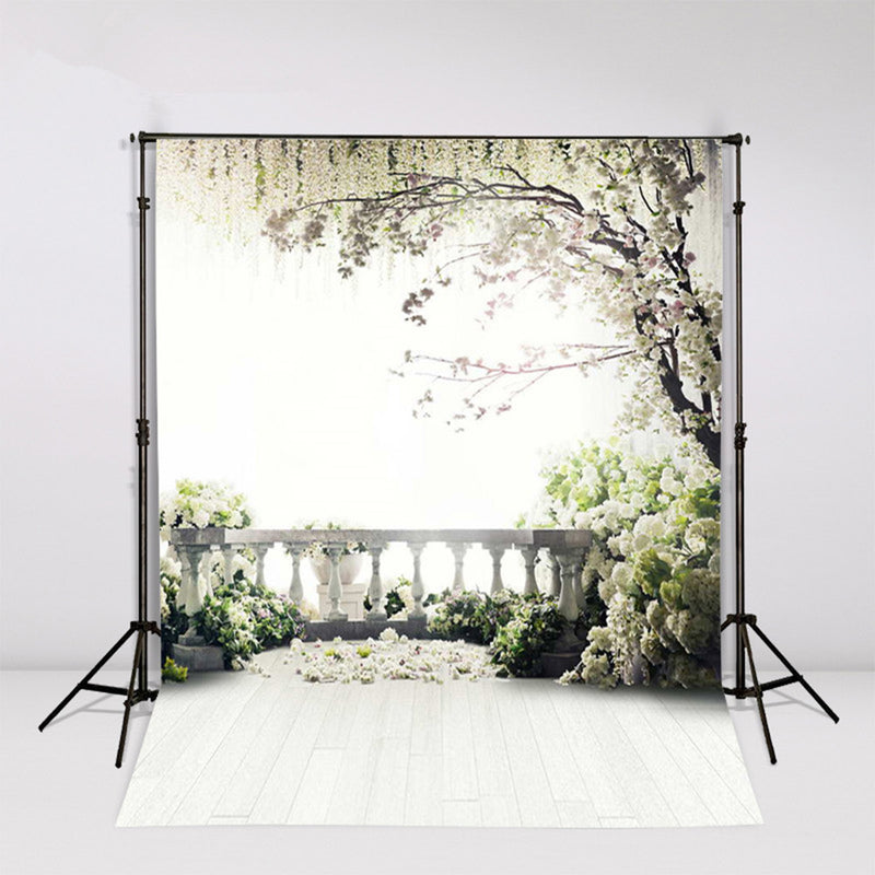 Floral Party Backdrop for Photography Wedding Bridal Photographic Backgrounds Flowers Photocall Photo Prop