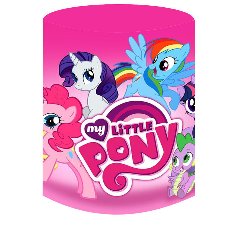 My Little Pony Round Backdrop Girls Birthday Party 