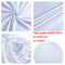 Personnalisez les décorations de couvertures de plinthe de cylindre de 3 pièces de glace de flocon de neige gelée 