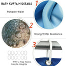 Lion Shower Curtain Waterproof Beast and Beauty Bath Mat Toilet Lid Cover Flannel Bathroom Carpet 4 Piece Set