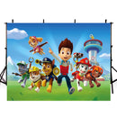 Paw Patrol Photography Backdrops Kids Vinyl Photography for Backdrop Cartoon Photo Backgrounds for Photo Studio