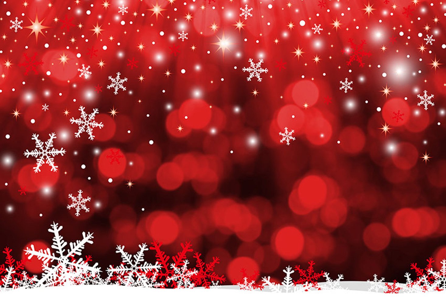 new year red photo backdrop bokeh photography background Merry Christmas photo booth props white snow flake vinyl backdrops kids