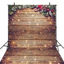 Christmas photo backdrop baby shower snowflake photography background wooden floor photo booth props Merry Xmas backdrops wood