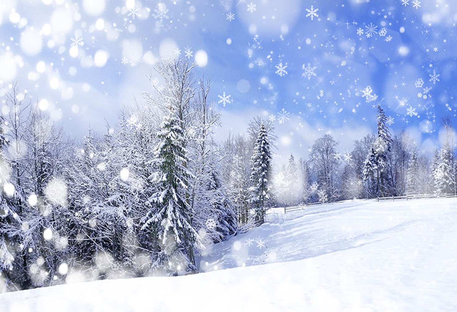 snow scenery photo backdrop for kids winter snow forest photography background interior decoration photo booth props Merry Xmas backdrops