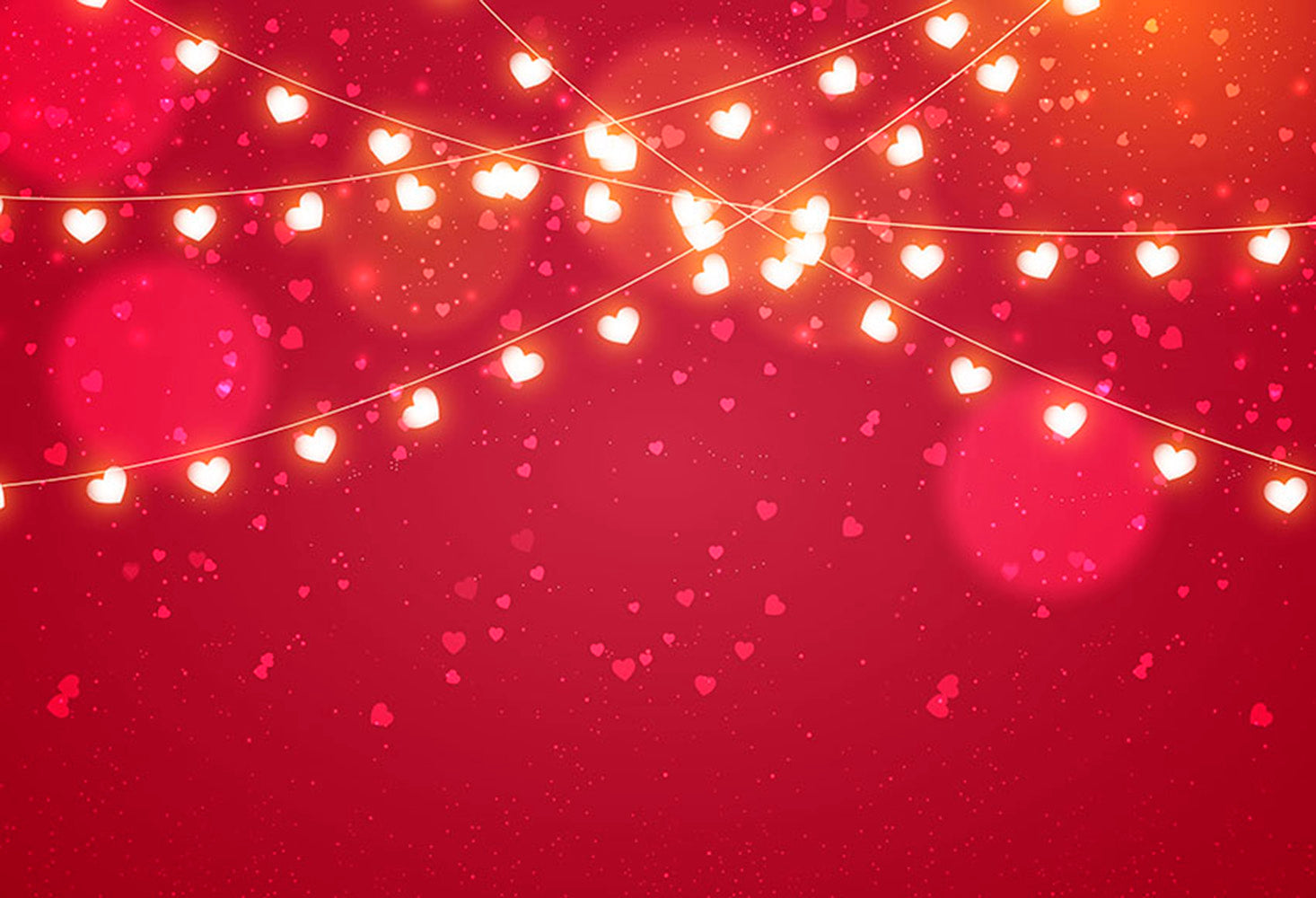 Valentine Party Photography Backdrops Red Sweetheart Photo Props Banner Sparkle Diamond Valentine's Day Background Photo Studio