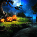 halloween photo booth backdrop night scenes backdrop for picture Pumpkin Lantern photography background 10x10 large photo props