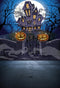 halloween photo booth backdrop Halloween Pumpkin 8x10 backdrop for picture Haunted House photography background halloween moon photo props party