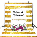 mrs and mrs wedding photo booth props golden stripes backdrop for picture customized wedding theme 12ft photography backdrops bridal shower 30th wedding anniversary photo backdrops wedding theme personalized background for photographer